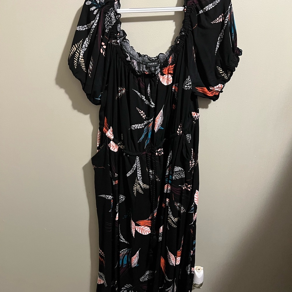 Black with Floral Dress